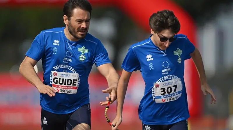 Padre e figlio in gara