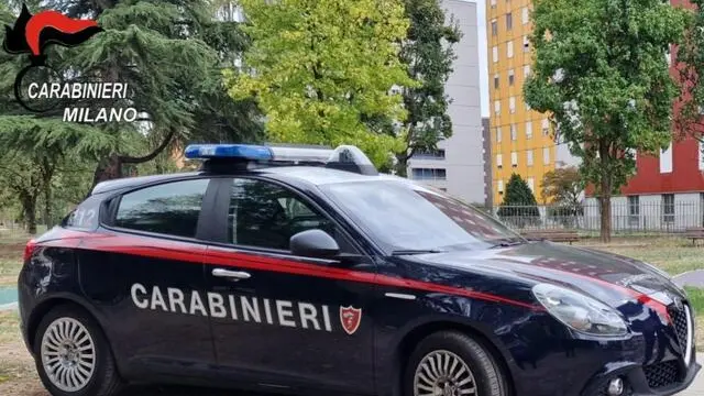 Un'auto generica dei carabinieri a Milano