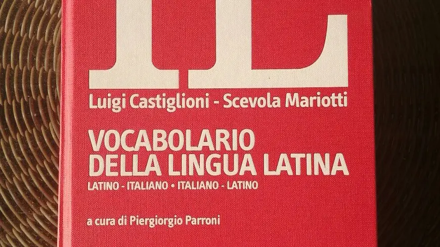 Un vocabolario di lingua latina
