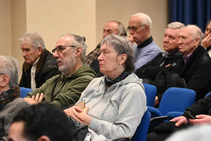 CRONACA BRESCIA AULA MAGNA POLGAI PRESENTAZIONE VOLUME LA PULA E LA MALA NELLA BRESCIA ANNI 70 NELLA FOTO CARLA CINELLI PER CARINI 19-01-2025 MARCO ORTOGNI NEW EDEN GROUP