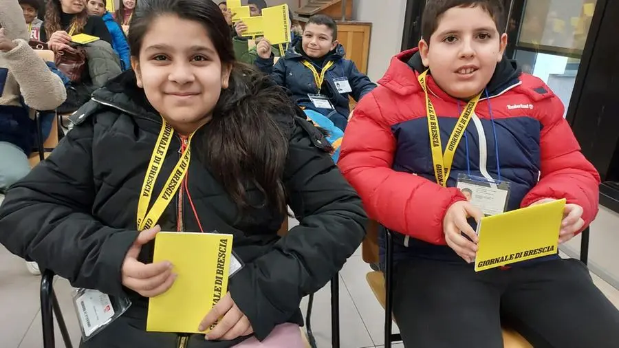 Le classi quinta B e C della scuola primaria Rinaldini in visita al GdB