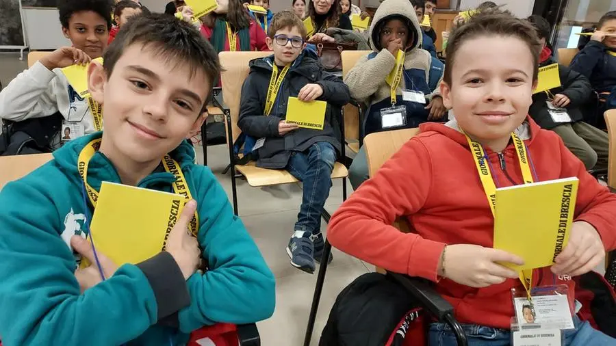 Le classi quinta B e C della scuola primaria Rinaldini in visita al GdB