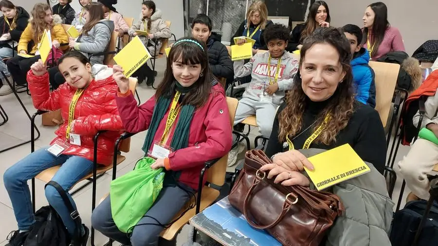 Le classi quinta B e C della scuola primaria Rinaldini in visita al GdB