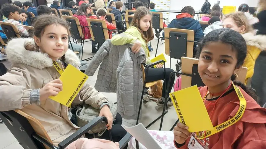 Le classi quinta B e C della scuola primaria Rinaldini in visita al GdB