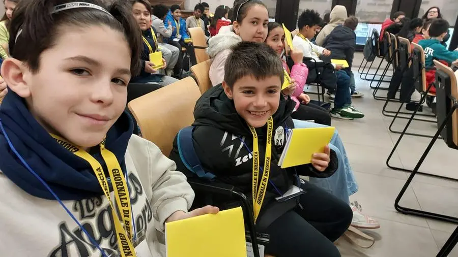 Le classi quinta B e C della scuola primaria Rinaldini in visita al GdB