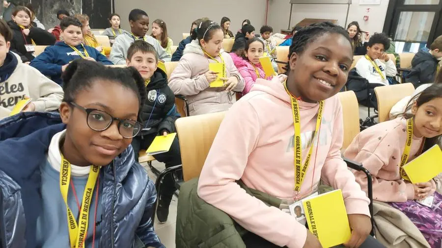 Le classi quinta B e C della scuola primaria Rinaldini in visita al GdB