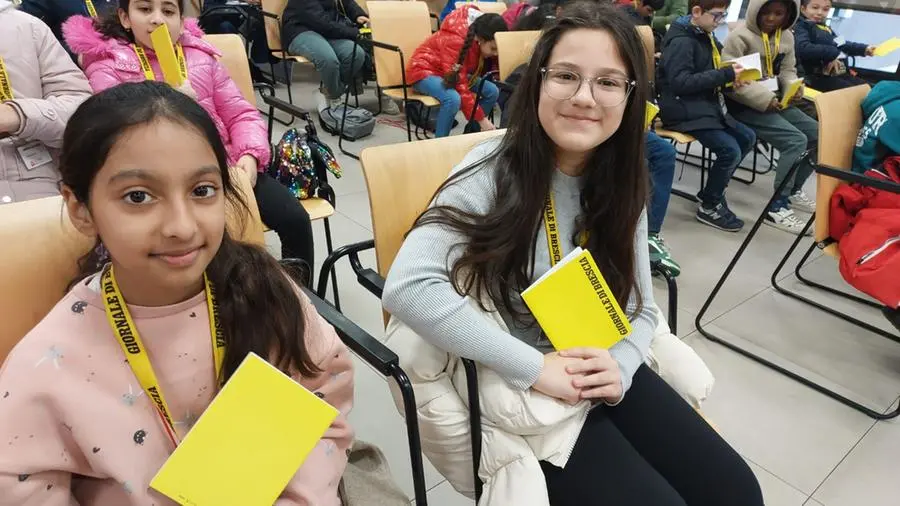 Le classi quinta B e C della scuola primaria Rinaldini in visita al GdB