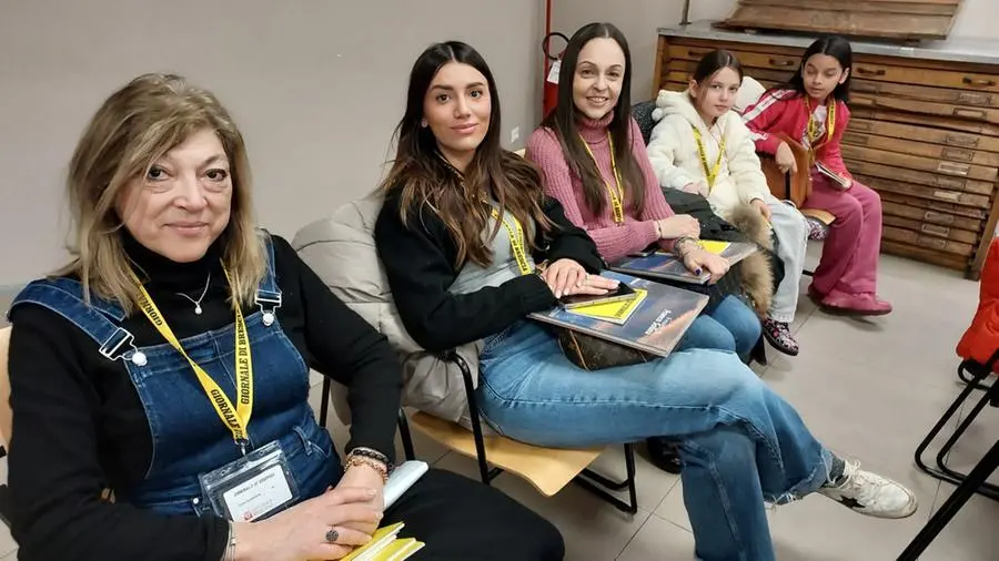 Le classi quinta B e C della scuola primaria Rinaldini in visita al GdB