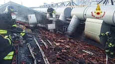 Incendio ai Magazzini del Cotone al Porto Antico di Genova ++NPK++