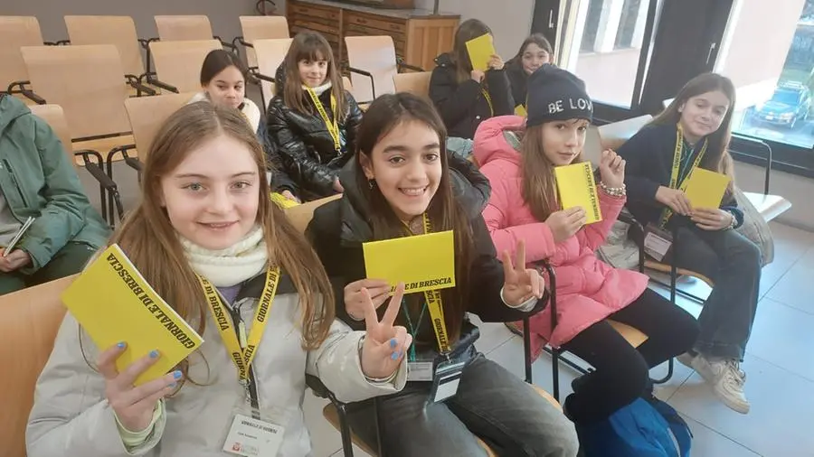 La classe quinta A della primaria Margherita Hack di Padenghe