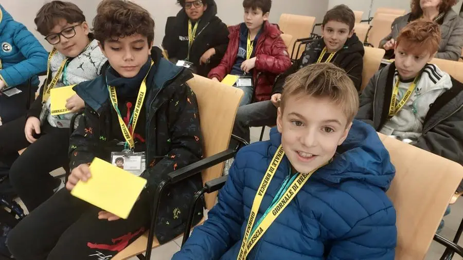 La classe quinta A della primaria Margherita Hack di Padenghe