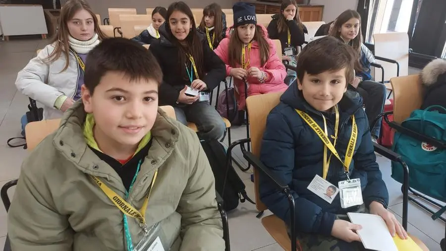 La classe quinta A della primaria Margherita Hack di Padenghe