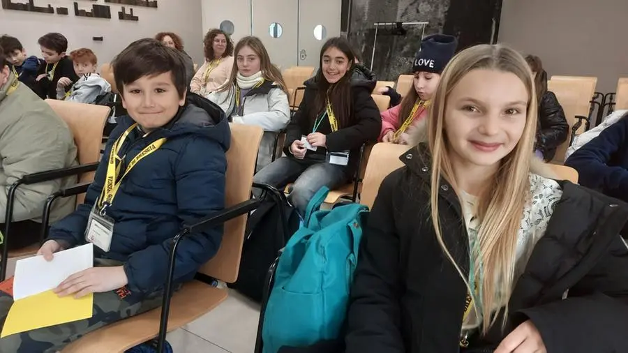 La classe quinta A della primaria Margherita Hack di Padenghe