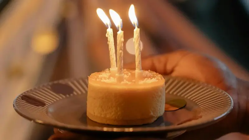 Una torta di compleanno - Foto Pexels