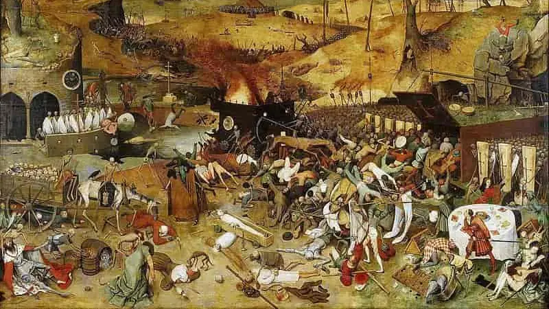 «Trionfo della morte» di  Pieter Bruegel il Vecchio - Museo del Prado di Madrid