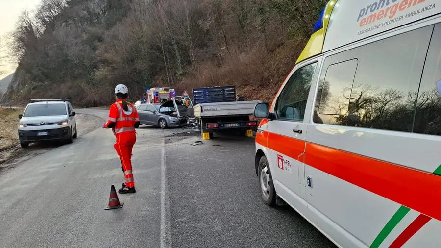 Strade ghiacciate, tre incidenti ad Agnosine