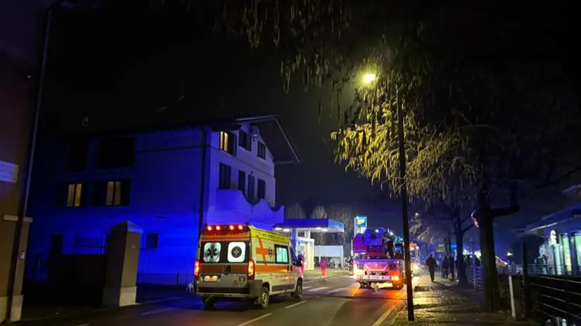Incendio in un capannone a Calcinato