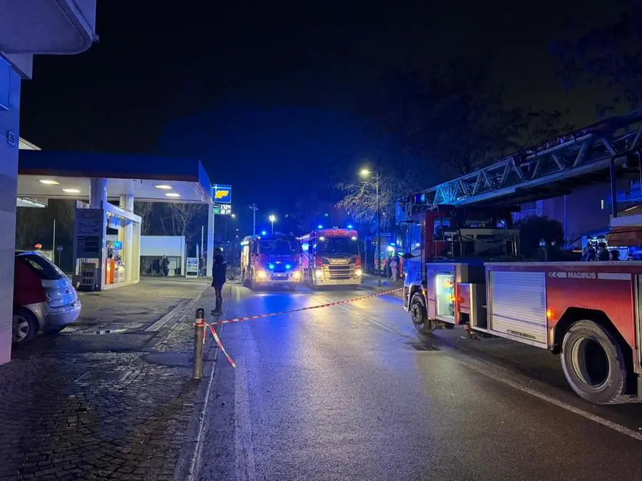 Incendio in un capannone a Calcinato