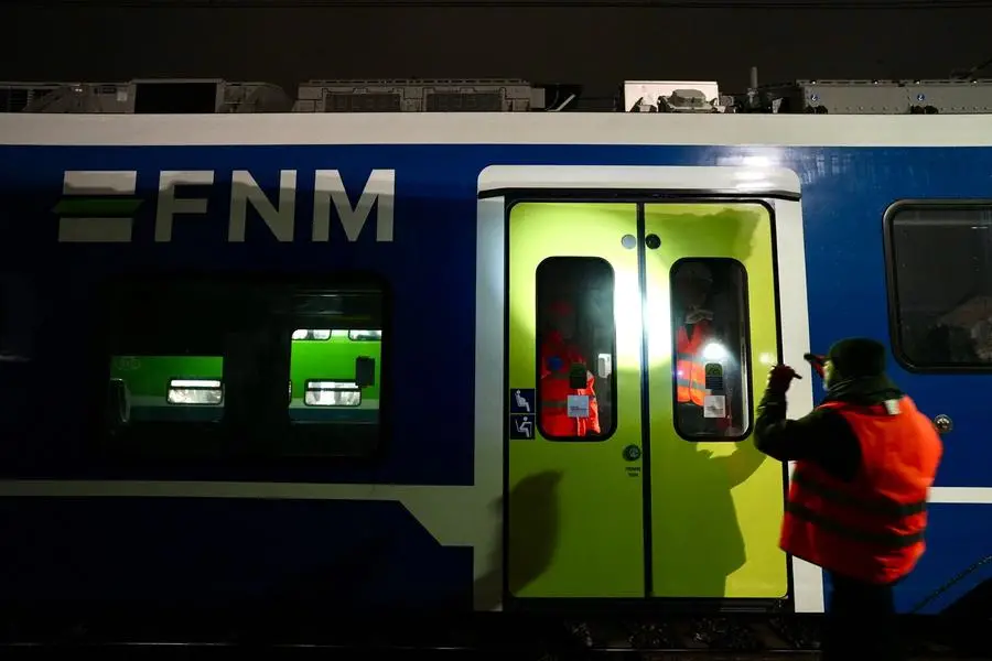 Il primo treno a idrogeno nella stazione di Rovato