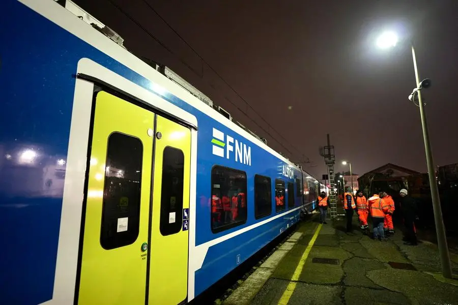 Il primo treno a idrogeno nella stazione di Rovato