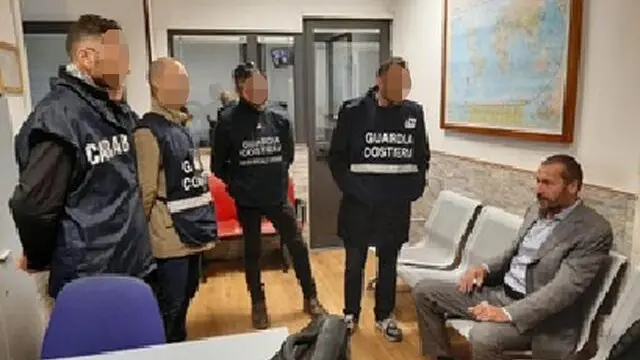 Giulio Lolli, il 54enne italiano accusato di associazione a delinquere con finalità di terrorismo internazionale e traffico di armi, 1 dicembre 2019. ANSA/ STRINGER