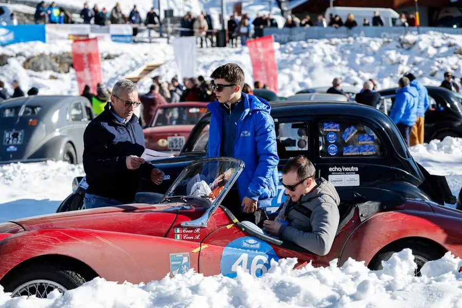 Winter Marathon 2025, la prova sul laghetto ghiacciato di Madonna di Campiglio