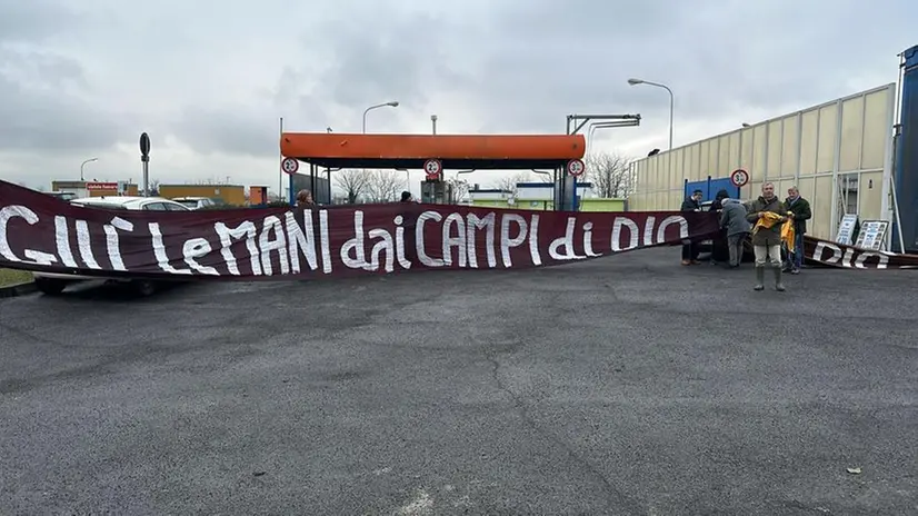 Le proteste contro il polo farmaceutico di Poncarale