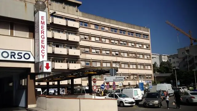 Veduta esterna del policlinico di Messina. ANSA