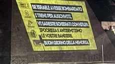 ROMA: PROIETTATE SU PIRAMIDE E FAO FRASI CONTRO ONG ANTISRAELIANE