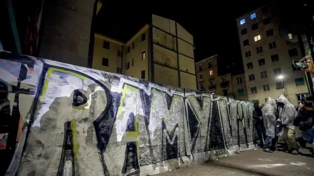 Corteo “Verità e giustizia per Ramy e Fares” a Milano, 11 gennaio 2025. ANSA/MOURAD BALTI TOUATI