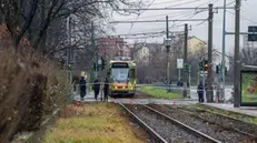 Arrotamento pedone tram 15 Via Dei Missaglia, 26 Gennaio 2025, Ansa/Andrea Fasani,