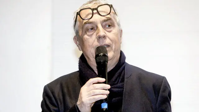 Stefano Boeri, presidente Triennale Milano, partecipa al conferimento del Diploma d'onore ad Antonia Jannone presso la Triennale a Milano, 16 gennaio 2025. ANSA/MOURAD BALTI TOUATI