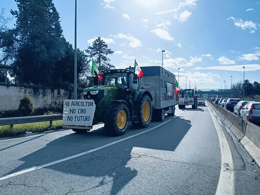 La protesta dei trattori