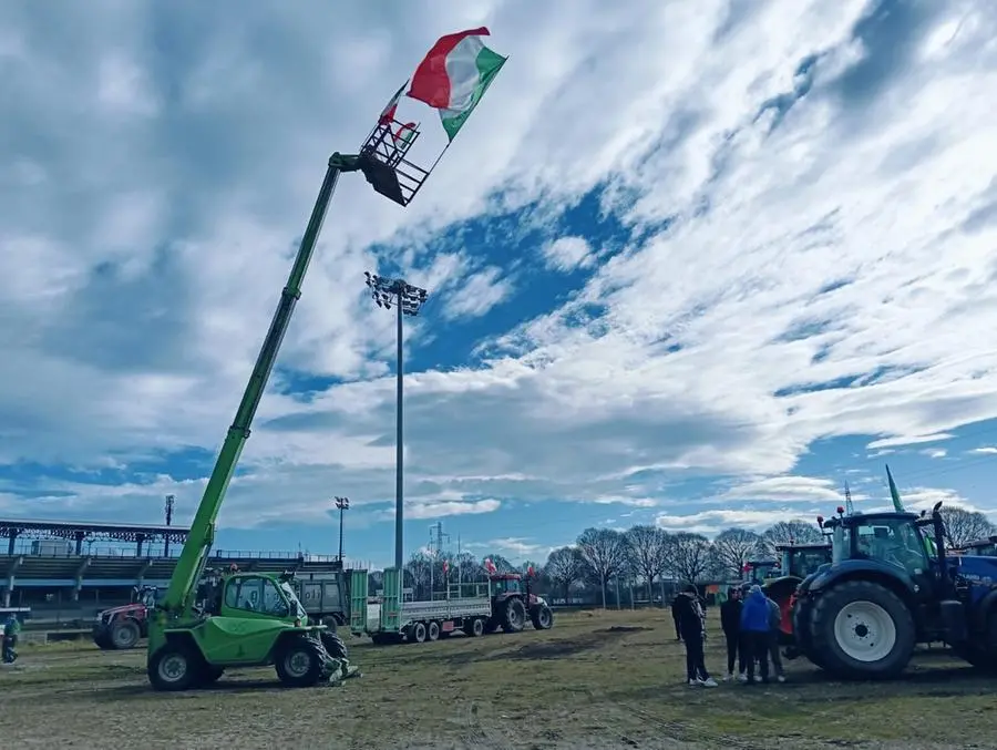 La protesta dei trattori