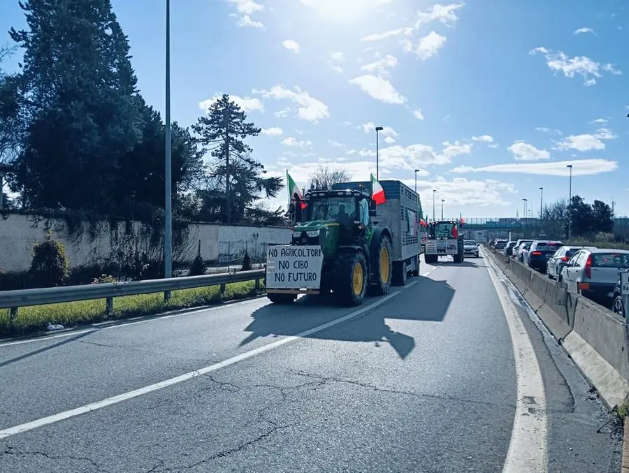 La protesta dei trattori