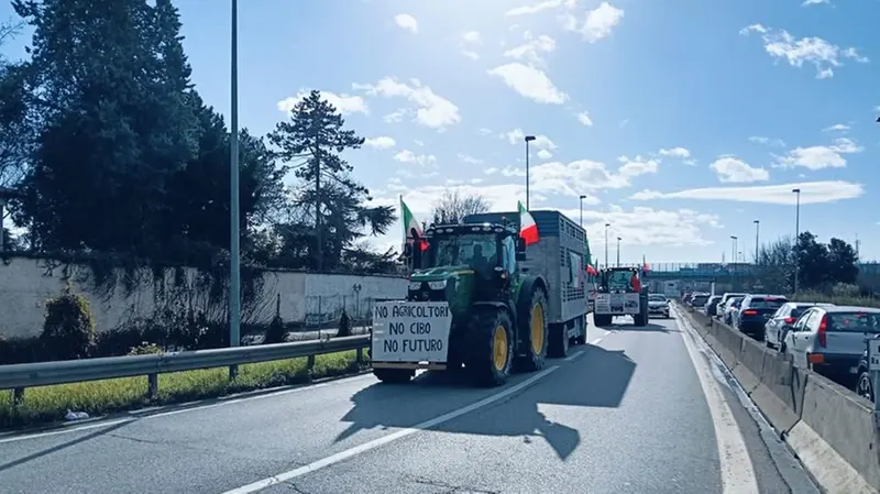La protesta dei trattori