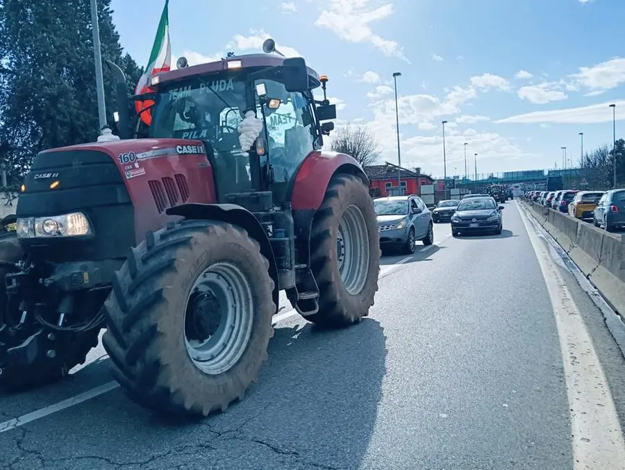 La protesta dei trattori