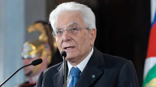 Il Presidente della Repubblica Sergio Mattarella rivolge il suo indirizzo di saluto in occasione della celebrazione del "Giorno della Memoria" (foto di Francesco Ammendola - Ufficio per la Stampa e la Comunicazione della Presidenza della Repubblica)