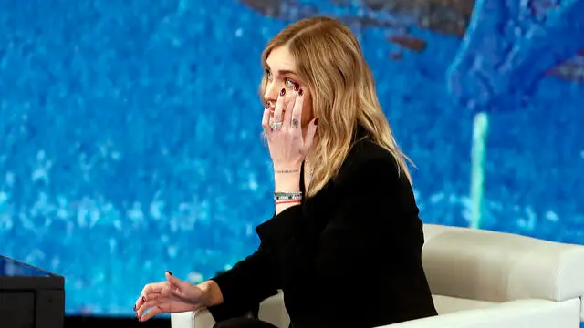 Chiara Ferragni ospite della trasmissione 'Che tempo che fa' a Milano, 3 marzo 2024.ANSA/MOURAD BALTI TOUATI