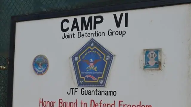 Una veduta del carcere di Guantanamo. ANSA/ GINA DI MEO