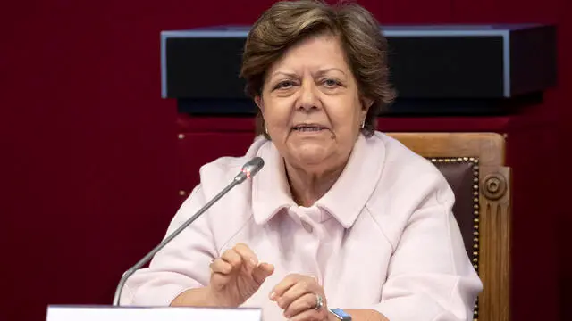 Presidente corte di cassazione Margherita Cassano, al convegno “ Don Lorenzo Milani, cent’anni dalla nascita”. Roma 23 aprile 2024 ANSA/MASSIMO PERCOSSI