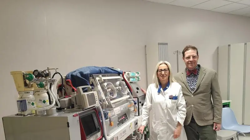 Alla Tin Dioni con il direttore Francesco Maria Risso - © www.giornaledibrescia.it