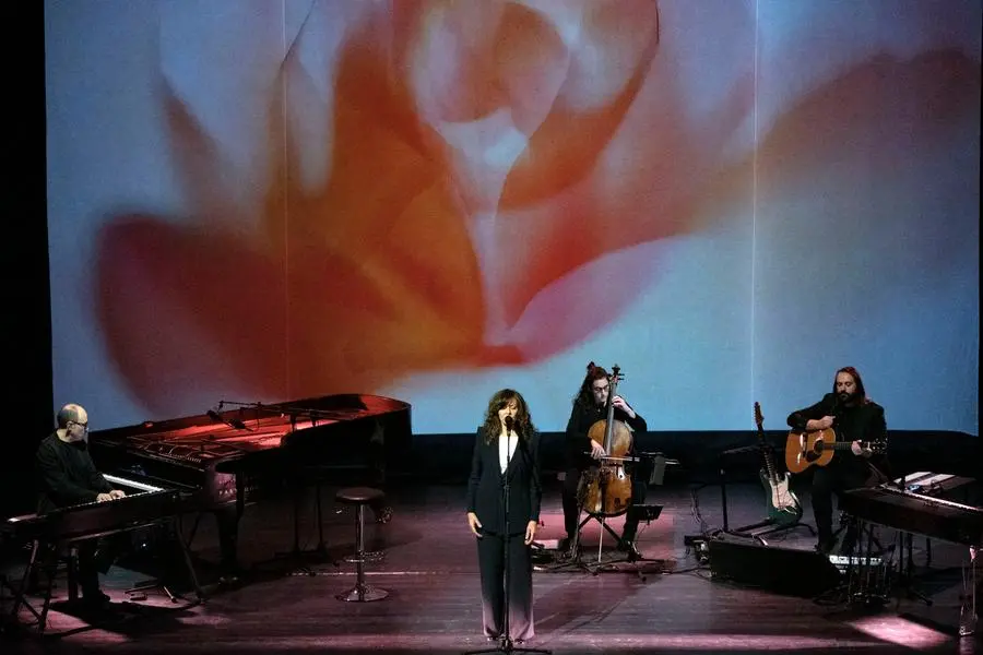 Il concerto di Alice al Teatro Borsoni