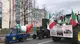 La protesta dei trattori a Brescia