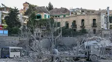 epa11709992 Damage following Israeli airstrikes at the historic 'Al Manshiya' building near the Roman ruins of Baalbek, in the city of Baalbek, in the Beqaa Valley, Lebanon, 08 November 2024. The Israeli army said on 07 November that approximately 60 Hezbollah members were killed in a number of strikes carried out in the area of Baalbek and north of the Litani River. According to the Lebanese Ministry of Health, more than 3,100 people have been killed and over 13,800 others injured in Lebanon since the escalation in hostilities between Israel and Hezbollah. EPA/STR