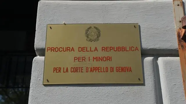 Una immagine d'archivio del Tribunale dei Minori di Genova. 3 settembre 2015 a Genova. ANSA/LUCA ZENNARO