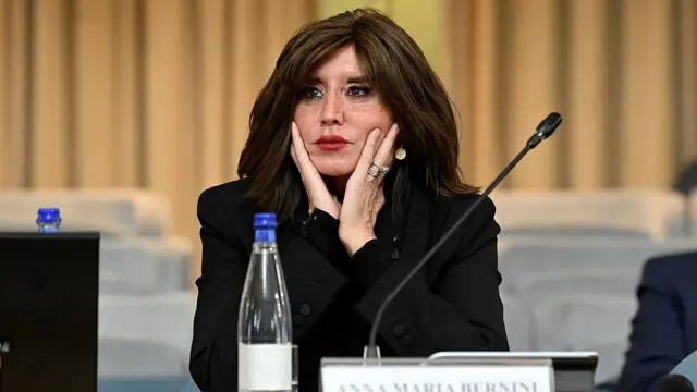 Il ministro dell Universita e della Ricerca, Anna Maria Bernini, durante gli Stati Generali della Diplomazia al Ministero degli Affari Esteri, Roma, 16 dicembre 2024. ANSA/RICCARDO ANTIMIANI