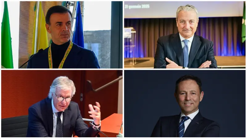 In senso orario: Ettore Prandini, Giuseppe Pasini, Pierluigi Cordua e Roberto Saccone © www.giornaledibrescia.it