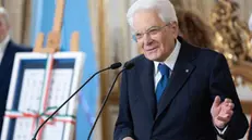 Il Presidente Sergio Mattarella in occasione dell'incontro con le Nazionali italiane di Tennis femminile e maschile vincitrici della Billie Jean King Cup 2024 e della Coppa Davis 2024 (foto di Francesco Ammendola - Ufficio per la Stampa e la Comunicazione della Presidenza della Repubblica)