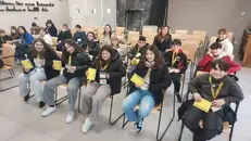 La classe V B della scuola primaria De André di Castelmella